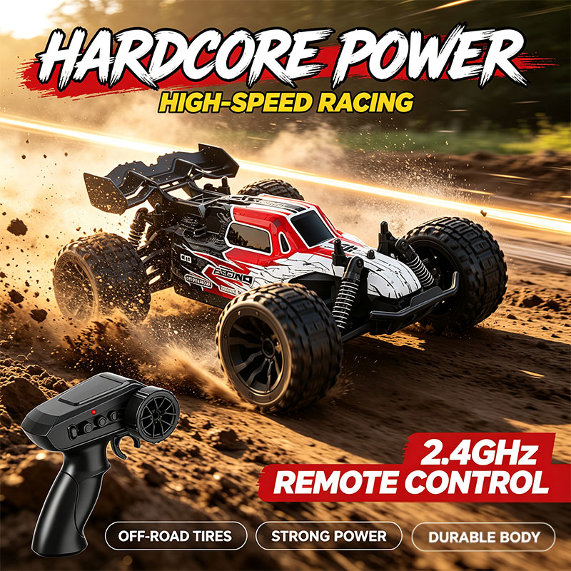 Outdoor Adventure Kit For Kids - RC Car 20KM/H High Speed 4WD
