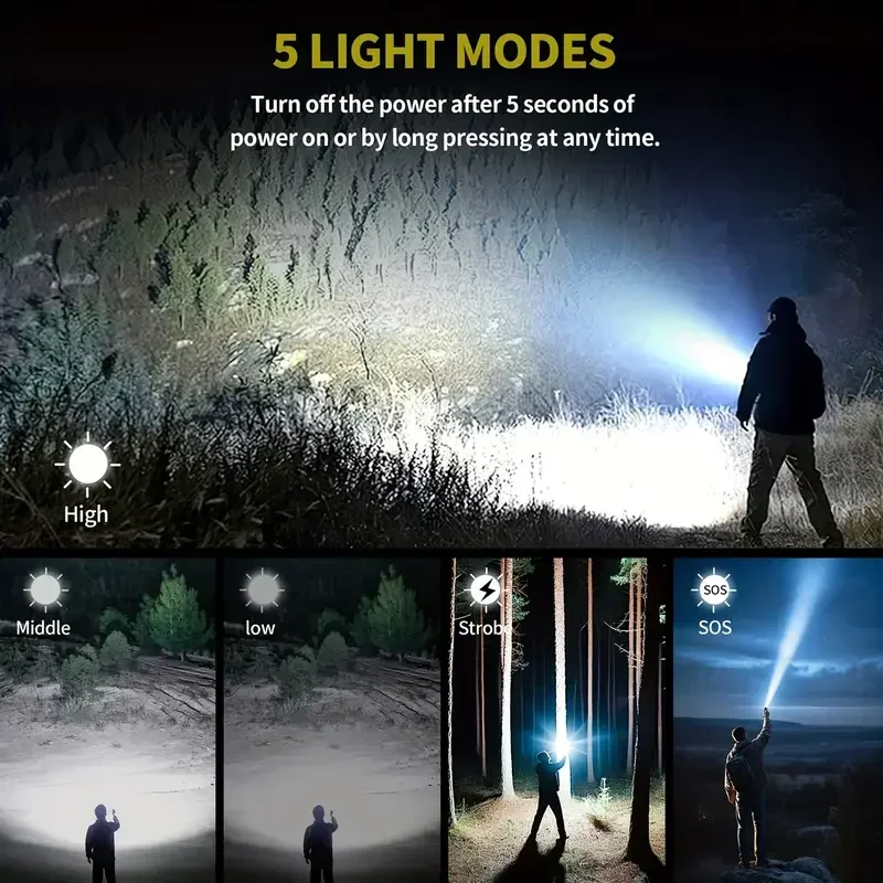 Ultra Powerful Flashlight Conc - Outdoor Adventure Trips 评论和价格