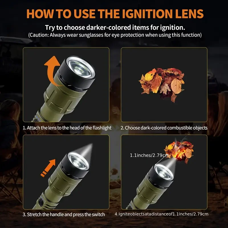 Ultra Powerful Flashlight Conc - Outdoor Adventure Trips 评论和价格