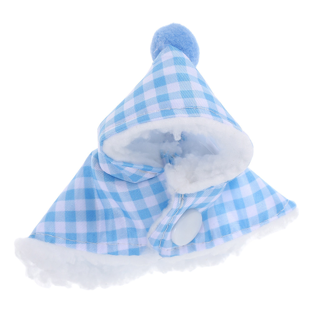 Warm Plaid Bird Cape for Parro - Outdoor Adventure Outfit 评论和价格