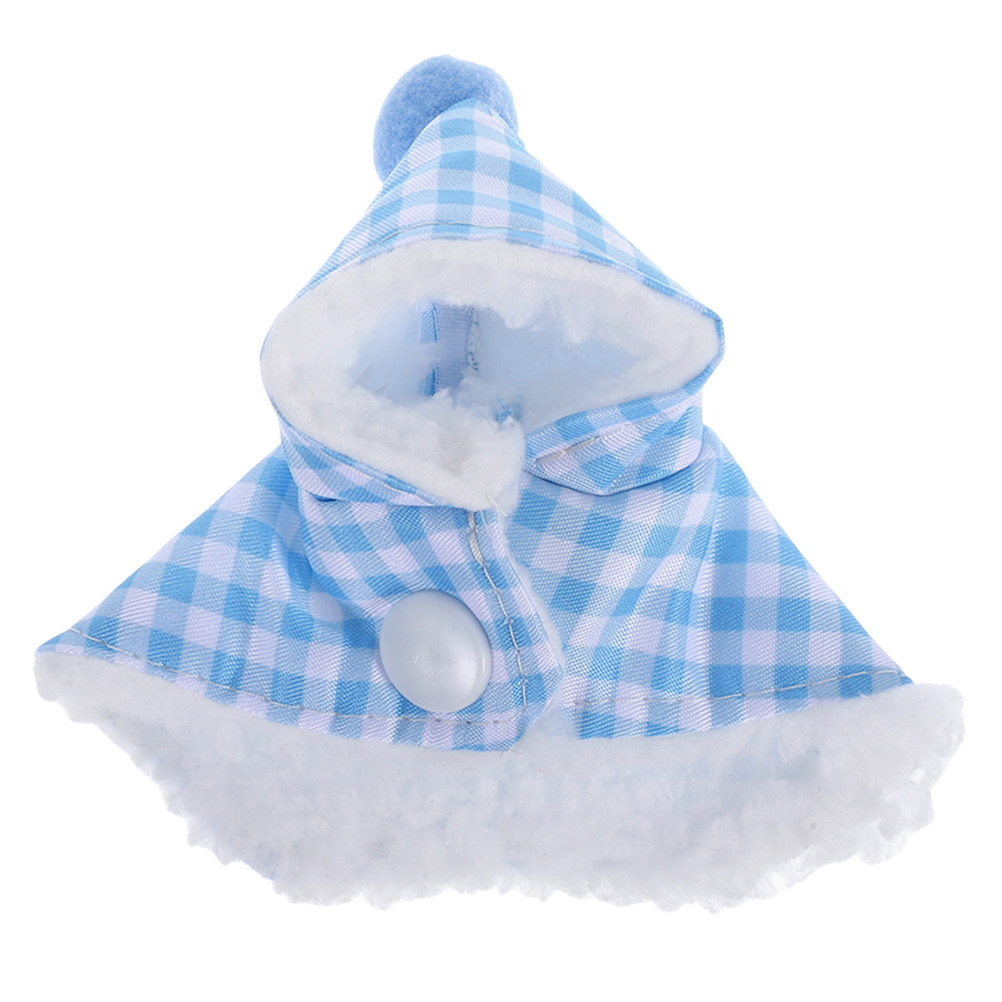 Warm Plaid Bird Cape for Parro - Outdoor Adventure Outfit 评论和价格
