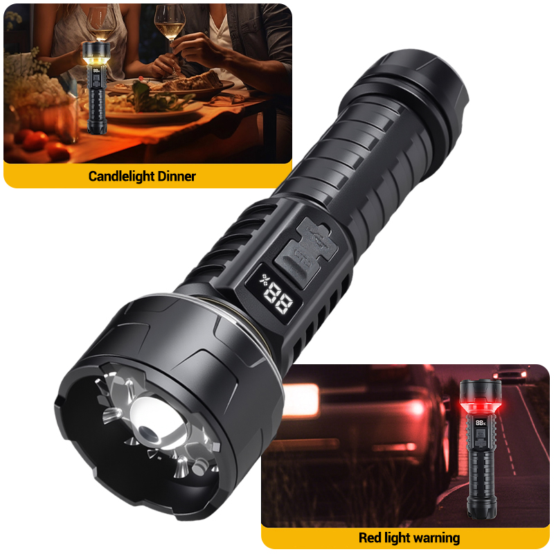 COB LED Flashlight Rechargeabl - Outdoor Adventure Trips 评论和价格