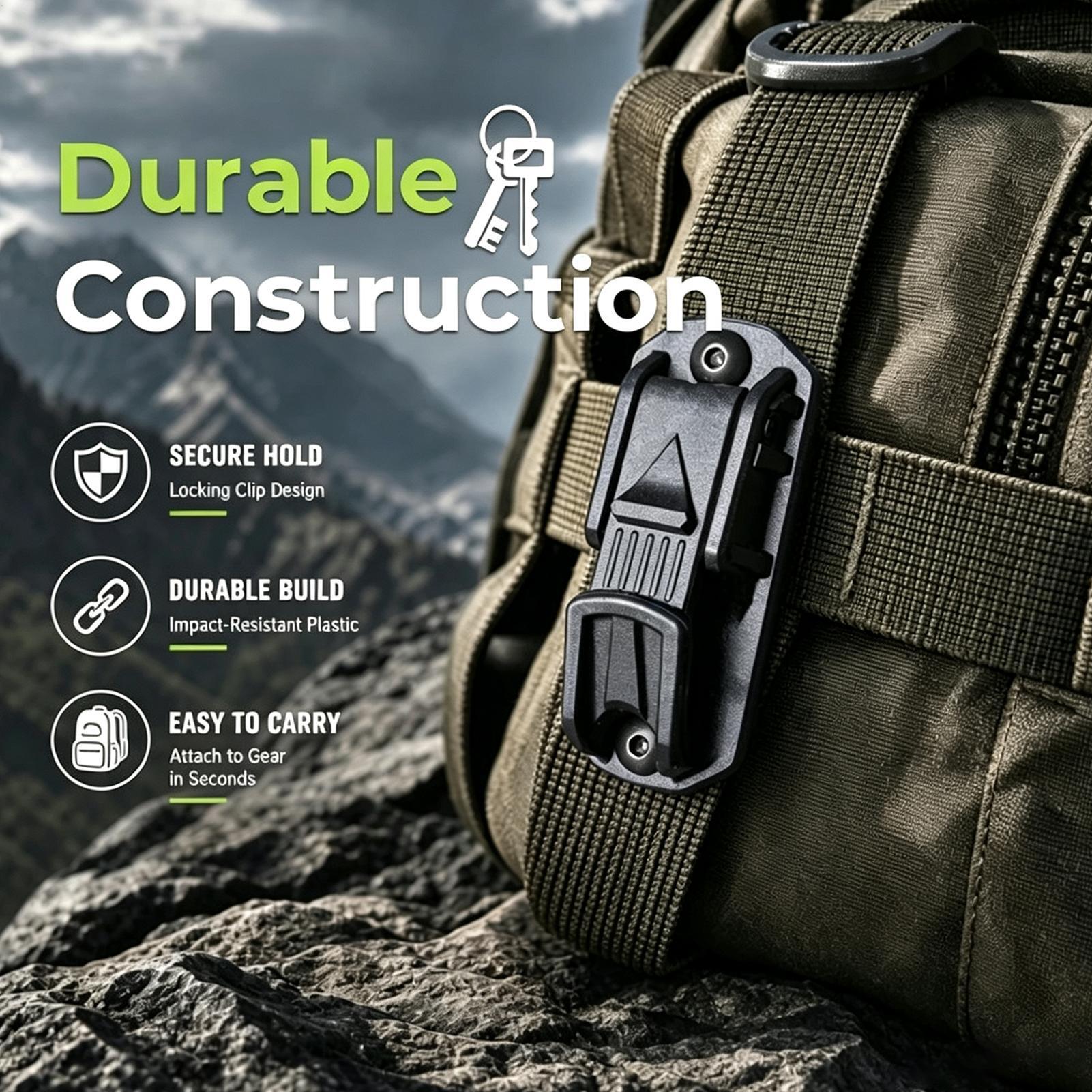 Belt Clips Heavy-Duty Backpack - Outdoor Adventure Backpack 评论和价格