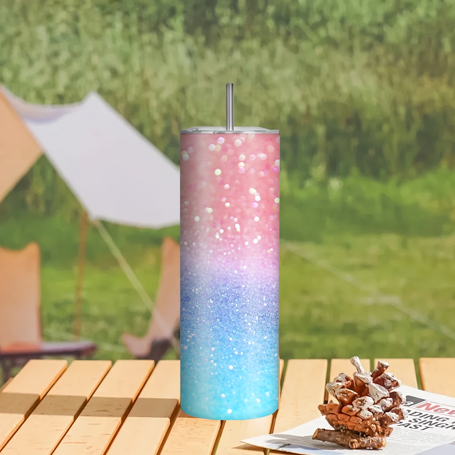 1pc Leak-Proof Travel Mug with - Outdoor Adventure Birthday Party 评论和价格