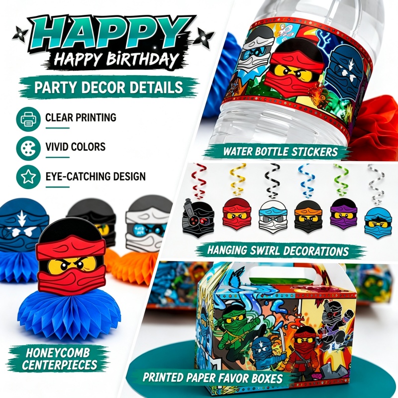 Ninja Combination Birthday Par - Outdoor Adventure Birthday Party 评论和价格
